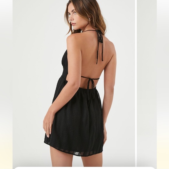 Open back halter mini dress - Picture 5 of 5